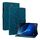 Custodia per tablet in pelle goffrata Giglio per Samsung Galaxy Tab A 10.1 2016 (blu scuro) Custodia per tablet in pelle goffrata Giglio per Samsung Galaxy Tab A 10.1 2016 (blu scuro)