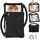Per iPad Air 11 2024 Custodia tablet antiurto EVA con supporto (nero)