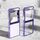 Per Samsung Galaxy Z Flip6 5G Custodia per cellulare antiurto trasparente galvanica (viola) Per Samsung Galaxy Z Flip6 5G Custodia per cellulare antiurto trasparente galvanica (viola)
