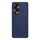 Custodia per telefono in pelle PU con trama incrociata per Honor 70 (blu zaffiro)