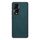 Custodia per telefono in pelle PU con texture incrociata per Honor 80 Pro (verde scuro)
