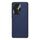 Custodia per telefono in pelle PU per Honor 100 Cross Texture (blu zaffiro)