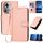 Per OPPO Reno11 Global YX0070 Custodia per telefono in pelle con fibbia in fibra di carbonio con cordino (rosa) Per OPPO Reno11 Global YX0070 Custodia per telefono in pelle con fibbia in fibra di carbonio con cordino (rosa)