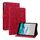 Custodia per tablet in pelle goffrata Giglio per Nokia T21 (rossa)