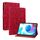 Custodia per tablet in pelle goffrata Giglio per Realme Pad Mini 8.7 (rossa) Custodia per tablet in pelle goffrata Giglio per Realme Pad Mini 8.7 (rossa)