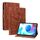 Custodia per tablet in pelle goffrata Giglio per Realme Pad 10.4 (marrone) Custodia per tablet in pelle goffrata Giglio per Realme Pad 10.4 (marrone)