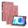 Custodia per tablet in pelle goffrata Giglio per Realme Pad 10.4 (rosa)