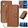 Per Honor 8S YX0070 Custodia per telefono in pelle con fibbia in fibra di carbonio con cordino (caffè) Per Honor 8S YX0070 Custodia per telefono in pelle con fibbia in fibra di carbonio con cordino (caffè)