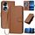 Per Honor 70 YX0070 Custodia per telefono in pelle con fibbia in fibra di carbonio con cordino (caffè) Per Honor 70 YX0070 Custodia per telefono in pelle con fibbia in fibra di carbonio con cordino (caffè)