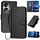 Per Honor 70 YX0070 Custodia per telefono in pelle con fibbia in fibra di carbonio con cordino (nero) Per Honor 70 YX0070 Custodia per telefono in pelle con fibbia in fibra di carbonio con cordino (nero)