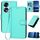 Per Honor 70 Pro / 70 Pro+ YX0070 Custodia per telefono in pelle con fibbia in fibra di carbonio con cordino (azzurro) Per Honor 70 Pro / 70 Pro+ YX0070 Custodia per telefono in pelle con fibbia in fibra di carbonio con cordino (azzurro)