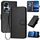 Custodia per telefono in pelle con fibbia in fibra di carbonio per Honor 70 Pro / 70 Pro+ YX0070 con cordino (nero) Custodia per telefono in pelle con fibbia in fibra di carbonio per Honor 70 Pro / 70 Pro+ YX0070 con cordino (nero)