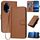 Per Honor 100 Pro YX0070 Custodia per telefono in pelle con fibbia in fibra di carbonio con cordino (caffè) Per Honor 100 Pro YX0070 Custodia per telefono in pelle con fibbia in fibra di carbonio con cordino (caffè)