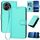 Per Honor X50i + YX0070 Custodia per telefono in pelle con fibbia in fibra di carbonio con cordino (azzurro) Per Honor X50i + YX0070 Custodia per telefono in pelle con fibbia in fibra di carbonio con cordino (azzurro)