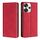 Per Xiaomi Redmi Turbo 3 5G Custodia per telefono in pelle magnetica Skin Feel (rossa) Per Xiaomi Redmi Turbo 3 5G Custodia per telefono in pelle magnetica Skin Feel (rossa)