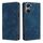 Custodia per telefono in pelle magnetica con spazzola antifurto RFID per vivo Y03 4G (blu) Custodia per telefono in pelle magnetica con spazzola antifurto RFID per vivo Y03 4G (blu)