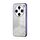 Custodia per telefono elettrolitico in polvere glitter sfumata per vivo X100s Pro (viola)