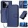 Per Xiaomi 14 Pro YX0070 Custodia per telefono in pelle con fibbia in fibra di carbonio con cordino (blu reale) Per Xiaomi 14 Pro YX0070 Custodia per telefono in pelle con fibbia in fibra di carbonio con cordino (blu reale)