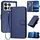 Per Xiaomi Redmi K70 / K70 Pro YX0070 Custodia per telefono in pelle con fibbia in fibra di carbonio con cordino (blu reale) Per Xiaomi Redmi K70 / K70 Pro YX0070 Custodia per telefono in pelle con fibbia in fibra di carbonio con cordino (blu reale)