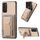 Per Samsung Galaxy S23 FE 5G Custodia per telefono con supporto pieghevole in fibra di carbonio e elastico (cachi) Per Samsung Galaxy S23 FE 5G Custodia per telefono con supporto pieghevole in fibra di carbonio e elastico (cachi)