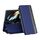 Per Samsung Galaxy Z Fold6 5G Custodia per telefono in pelle ad adsorbimento elettrolitico laterale con slot per penna (blu) Per Samsung Galaxy Z Fold6 5G Custodia per telefono in pelle ad adsorbimento elettrolitico laterale con slot per penna (blu)