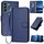 Per Samsung Galaxy S22+ 5G YX0070 Custodia per telefono in pelle con fibbia in fibra di carbonio con cordino (blu reale) Per Samsung Galaxy S22+ 5G YX0070 Custodia per telefono in pelle con fibbia in fibra di carbonio con cordino (blu reale)