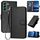 Per Samsung Galaxy S22+ 5G YX0070 Custodia per telefono in pelle con fibbia in fibra di carbonio con cordino (nero) Per Samsung Galaxy S22+ 5G YX0070 Custodia per telefono in pelle con fibbia in fibra di carbonio con cordino (nero)