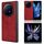 Custodia per telefono con cover posteriore cucita per vivo X Fold3 Pro (rosso) Custodia per telefono con cover posteriore cucita per vivo X Fold3 Pro (rosso)