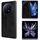 Custodia per cellulare con cover posteriore cucita con motivo mucca per vivo X Fold3 (nera) Custodia per cellulare con cover posteriore cucita con motivo mucca per vivo X Fold3 (nera)