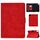 Custodia Smart Tablet in pelle con texture vacchetta per iPad Pro 11 2024 (rossa) Custodia Smart Tablet in pelle con texture vacchetta per iPad Pro 11 2024 (rossa)