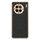 Custodia per telefono in pelle di agnello galvanica per vivo X90 Pro (nera) Custodia per telefono in pelle di agnello galvanica per vivo X90 Pro (nera)