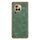 Custodia per telefono in pelle di agnello galvanica per vivo X80 Pro (verde) Custodia per telefono in pelle di agnello galvanica per vivo X80 Pro (verde)