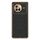 Custodia per telefono in pelle di agnello galvanica per vivo X80 (nera)