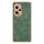 Custodia per telefono in pelle di agnello galvanica per Honor 100 Pro (verde) Custodia per telefono in pelle di agnello galvanica per Honor 100 Pro (verde)