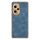 Custodia per telefono in pelle di agnello galvanica per Honor 100 Pro (blu) Custodia per telefono in pelle di agnello galvanica per Honor 100 Pro (blu)