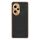 Custodia per telefono in pelle di agnello galvanica per Honor 100 Pro (nera) Custodia per telefono in pelle di agnello galvanica per Honor 100 Pro (nera)