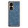 Custodia per telefono in pelle di agnello galvanica per Honor 90 Pro (blu) Custodia per telefono in pelle di agnello galvanica per Honor 90 Pro (blu)