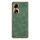 Custodia per telefono in pelle di agnello galvanica per Honor 90 (verde)