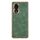 Custodia per telefono in pelle di agnello galvanica per Honor 80 (verde)
