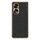 Custodia per telefono in pelle di agnello galvanica per Honor 70 (nera)