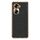 Custodia per telefono in pelle di agnello galvanica per Honor 60 Pro (nera) Custodia per telefono in pelle di agnello galvanica per Honor 60 Pro (nera)