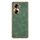 Custodia per telefono in pelle di agnello galvanica per Honor 60 (verde)