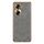 Custodia per telefono in pelle di agnello galvanica per Honor 60 (grigio)