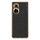 Custodia per telefono in pelle di agnello galvanica per Honor 50 Pro (nera) Custodia per telefono in pelle di agnello galvanica per Honor 50 Pro (nera)