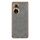 Custodia per telefono in pelle di agnello galvanica per Honor 50 (grigia)