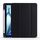 Per iPad Air 11 2024 Custodia smart tablet in pelle TPU 3 pieghe con slot per penna (nero)