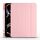 Per iPad Pro 11 2024 Custodia smart tablet in pelle TPU 3 pieghe con slot per penna (rosa) Per iPad Pro 11 2024 Custodia smart tablet in pelle TPU 3 pieghe con slot per penna (rosa)