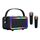 M3201 Altoparlante Bluetooth colorato portatile Home Retro Karaoke Altoparlante doppio microfono (nero) M3201 Altoparlante Bluetooth colorato portatile Home Retro Karaoke Altoparlante doppio microfono (nero)
