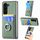 Custodia per telefono con porta carte di credito in fibra di carbonio per Samsung Galaxy Z Fold 6 5G (verde) Custodia per telefono con porta carte di credito in fibra di carbonio per Samsung Galaxy Z Fold 6 5G (verde)