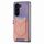 Per Samsung Galaxy Z Fold6 5G Custodia per cellulare in pelle con texture denim con slot per schede (viola) Per Samsung Galaxy Z Fold6 5G Custodia per cellulare in pelle con texture denim con slot per schede (viola)